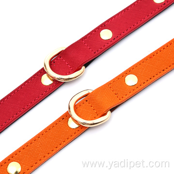 Genuine Leather Dog Collar for Medium Small Dogs
